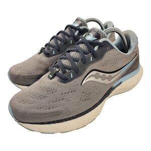 SAUCONY Shoes TRIUMPH Womens Size 11 Gray White Running Sneaker S10679-20